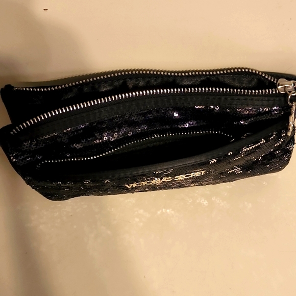 Victoria's Secret Sparkley Makeup Bag Cosmetic Bag with FREE Ring - Picture 5 of 8
